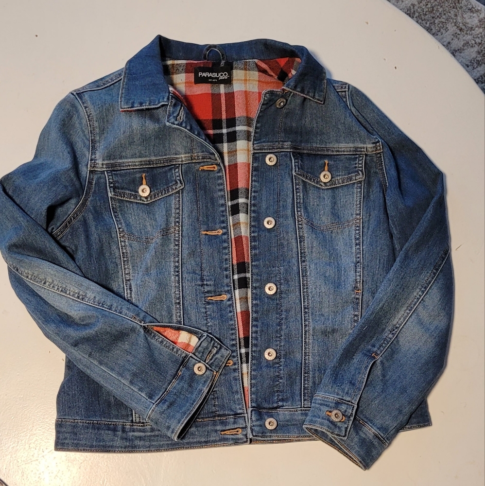 Ladies size small/medium Jean/flannel Jacket